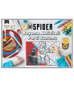 Spider Boyama Aktiviteli Parti Sunumu