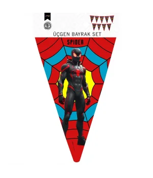 Spider Üçgen Flama Süsleme Seti