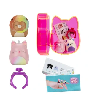 Squish-a-longs 2 Figür + Yüzük Sürpriz Paket Seri 1