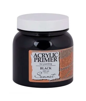 St. Petersburg Sonnet Gesso 220 ml. Black (Siyah)