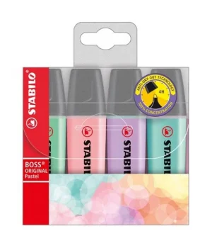 Stabilo Boss Original Fosforlu Kalem Seti Pastel 4Lü (70-4***)