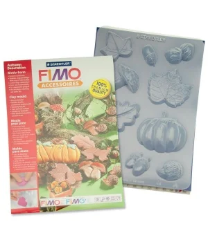 Staedtler Fimo Clay Mould Polimer Kil Şekillendirme Kalıbı AUTUMN DECORATIONS