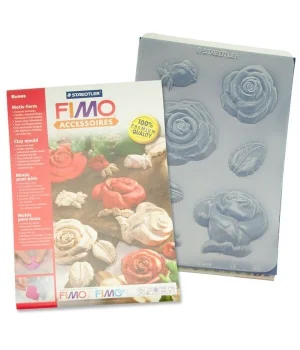 Staedtler Fimo Clay Mould Polimer Kil Şekillendirme Kalıbı ROSES