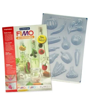 Staedtler Fimo Clay Mould Polimer Kil Şekillendirme Kalıbı VEGETABLES