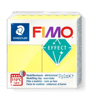 Staedtler Fimo Effect Polimer Kil 104 Yellow (Transparan)