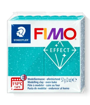 Staedtler Fimo Effect Polimer Kil 392 Galaxy Turquoise