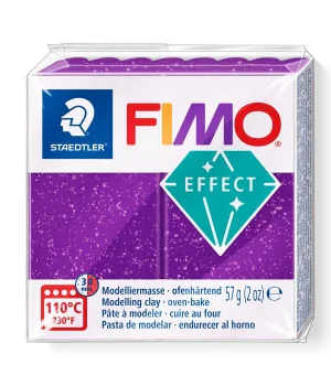 Staedtler Fimo Effect Polimer Kil 602 Purple (Simli)