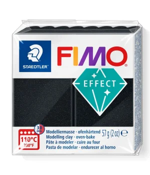 Staedtler Fimo Effect Polimer Kil 907 Sedefli Siyah