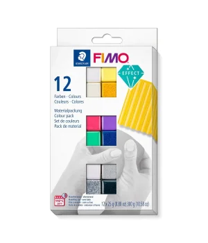 Staedtler Fimo Effect Polimer Kil Seti 12 Renk x 25 gr.