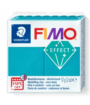 Staedtler Fimo Effect Polimer Kil T36 Metallic Turquoise