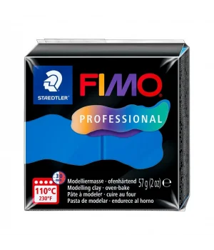 Staedtler Fimo Professional Polimer Kil 57 gr. 300 Saf Mavi