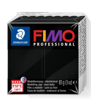 Staedtler Fimo Professional Polimer Kil 85 gr. 9 Siyah