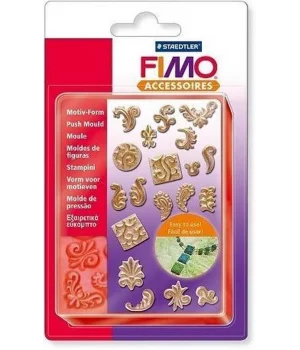 Staedtler Fimo Push Mould Esnek Silikon Polimer Kil Kalıbı SÜSLER