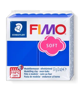 Staedtler Fimo Soft Polimer Kil 33 Brilliant Blue