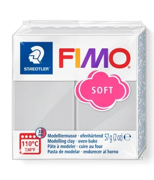 Staedtler Fimo Soft Polimer Kil 80 Dolphin Grey