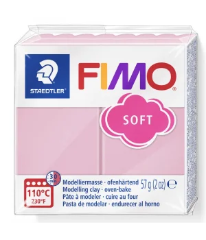 Staedtler Fimo Soft Polimer Kil T21 Strawberry Cream Pink