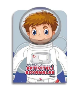 Stickerli Aktivite ve Boyamalar Uzay