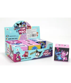 Stitch Baskılı Zeka Küpü - Karakter Tasarımlı Küp Oyuncak Alk4008