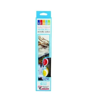 Südor Akrilik Boya Seti 6 Renk x 15 ml. Şişe