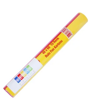 Südor Fon Kartonu 100 gr. 48x68 cm. 10 Renk Karışık