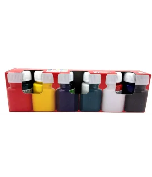 Südor Kumaş Boyası Seti 6 Renk x 25 ml.