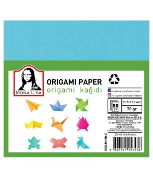 Südor Mona Lisa Origami Kağıdı 12x12 cm. 10 Renk 50 Adet