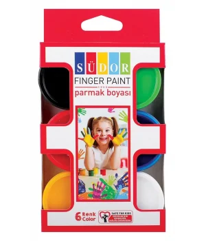 Südor Parmak Boyası 6 Renk x 30 ml.
