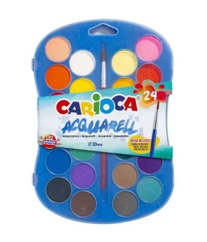 Sulu Boya 30 mm. Fırçalı 24'lü