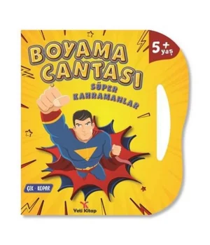 Süper Kahramanlar Boyama Çantası