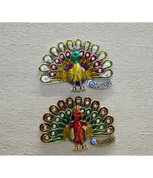 Swaroski Tavuskuşu Magnet Alk3852