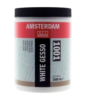 Talens Amsterdam 3001 White Beyaz Gesso 1000 ml.