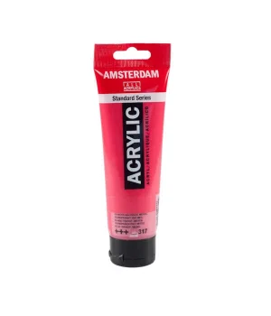 Talens Amsterdam Akrilik Boya 120 ml. 317 Transparent Red Medium