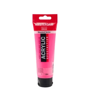 Talens Amsterdam Akrilik Boya 120 ml. 384 Reflex Rose (Fosforlu)