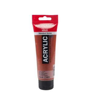 Talens Amsterdam Akrilik Boya 120 ml. 411 Burnt Sienna