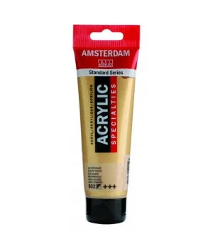 Talens Amsterdam Akrilik Boya 120 ml. 802 Light Gold (Metalik)