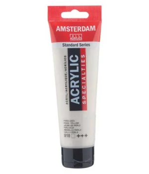 Talens Amsterdam Akrilik Boya 120 ml. 818 Pearl Yellow