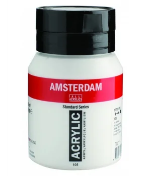 Talens Amsterdam Akrilik Boya 500 ml. 105 Titanium White