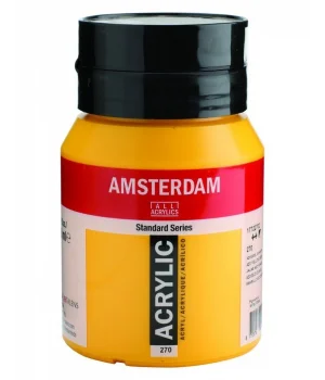 Talens Amsterdam Akrilik Boya 500 ml. 270 Azo Yellow Deep