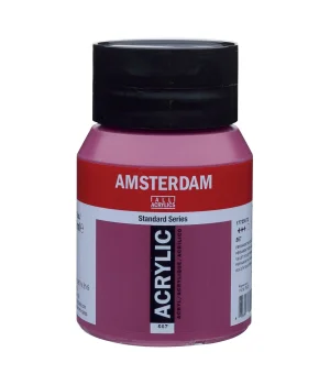 Talens Amsterdam Akrilik Boya 500 ml. 567 Permanent Red Violet