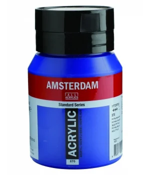 Talens Amsterdam Akrilik Boya 500 ml. 570 Phthalo Blue
