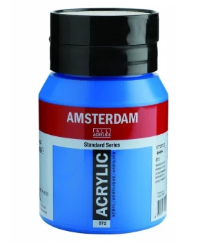 Talens Amsterdam Akrilik Boya 500 ml. 572 Primary Cyan