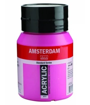 Talens Amsterdam Akrilik Boya 500 ml. 577 Permanent Red Violet Light