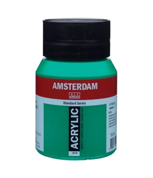 Talens Amsterdam Akrilik Boya 500 ml. 619 Permanent Green Deep