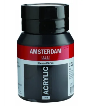 Talens Amsterdam Akrilik Boya 500 ml. 702 Lamp Black