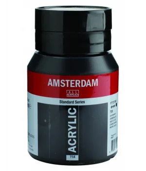 Talens Amsterdam Akrilik Boya 500 ml. 735 Oxide Black