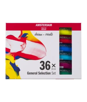 Talens Amsterdam Akrilik Boya Seti 36 Renk x 20 ml.