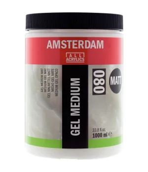Talens Amsterdam Gel Medium Matt 080 Mat Jel Medyum 1000 ml.