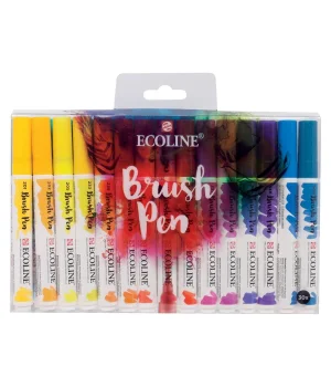 Talens Ecoline Brush Pen Fırça Uçlu Kalem Seti 30 Renk