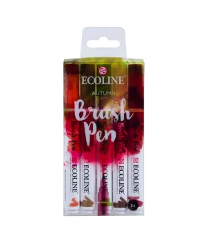 Talens Ecoline Brush Pen Fırça Uçlu Kalem Seti 5 Renk AUTUMN COLOURS