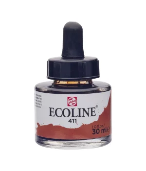 Talens Ecoline Sıvı Suluboya 30 ml. 411 Burnt Sienna